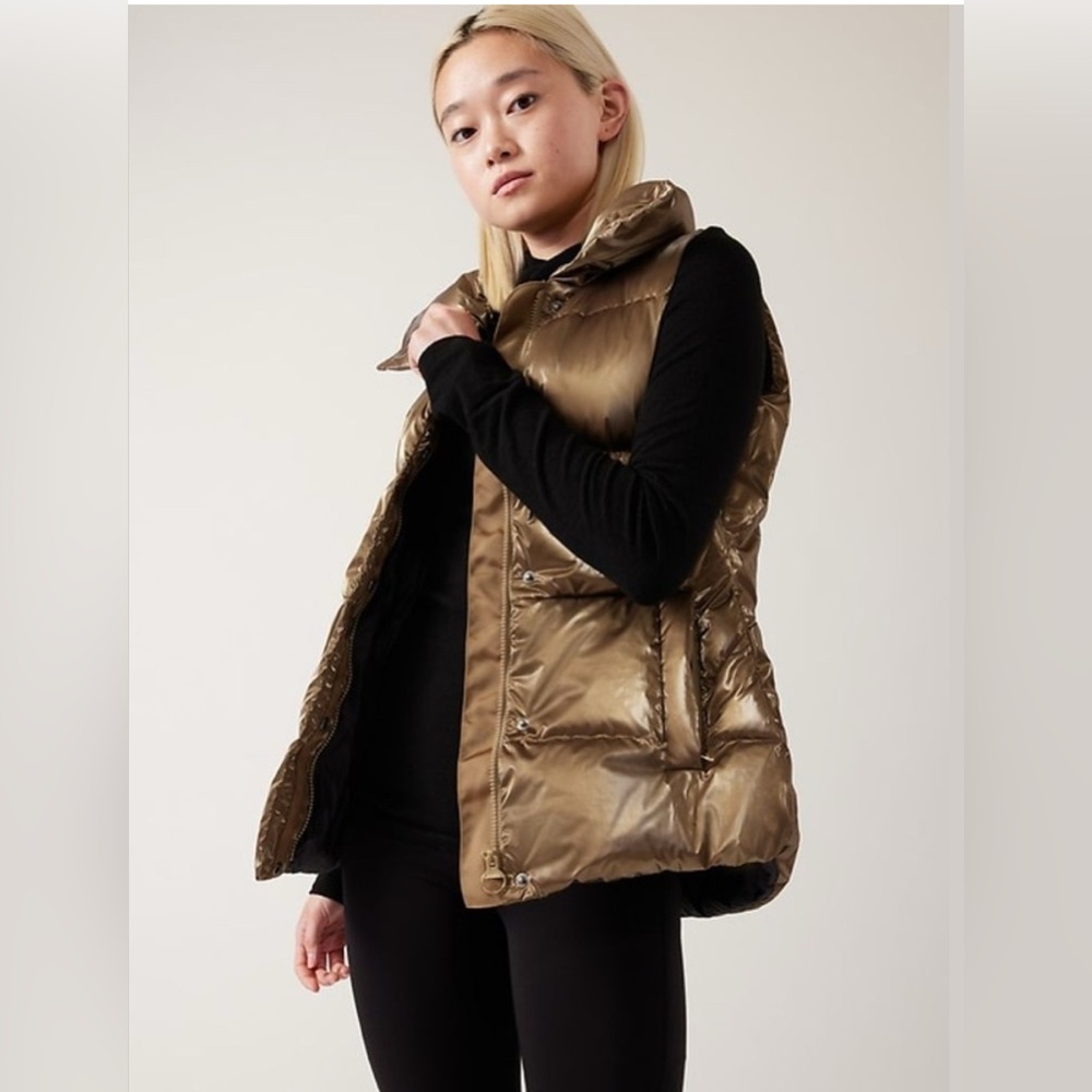 Athleta Downtown Metallic Vest